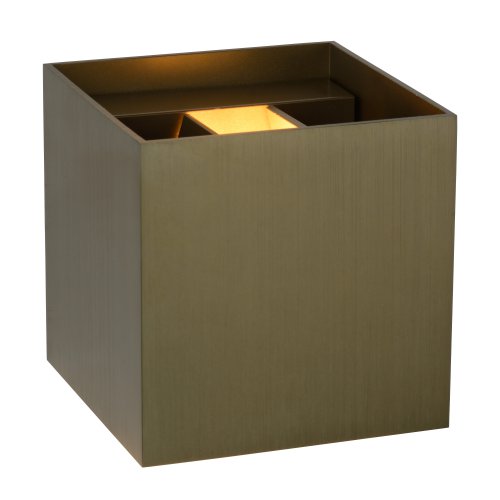 LUCIDE XIO Wall Light Square G9/3.5W 350LM 2700K Bronze nástěnné svítidlo - obrázek