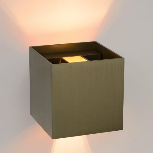 LUCIDE XIO Wall Light Square G9/3.5W 350LM 2700K Bronze nástěnné svítidlo - obrázek