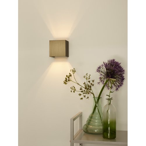 LUCIDE XIO Wall Light Square G9/3.5W 350LM 2700K Bronze nástěnné svítidlo - obrázek