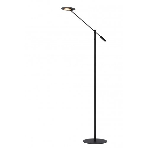 LUCIDE ANSELMO Reading lamp Led  9W Black stojací lampa - obrázek