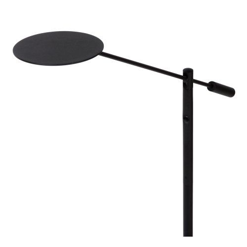 LUCIDE ANSELMO Reading lamp Led  9W Black stojací lampa - obrázek