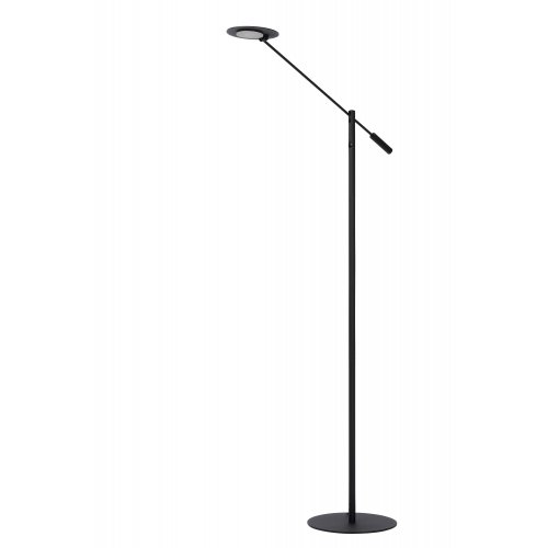 LUCIDE ANSELMO Reading lamp Led  9W Black stojací lampa - obrázek