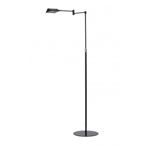 LUCIDE NUVOLA Reading lamp Led 9W Black stojací lampa - obrázek