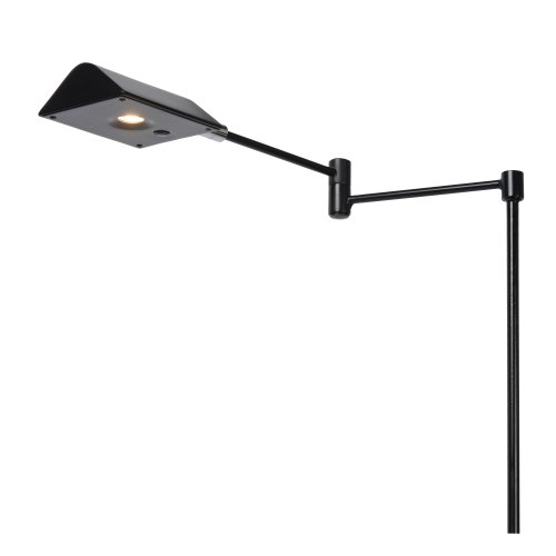 LUCIDE NUVOLA Reading lamp Led 9W Black stojací lampa - obrázek