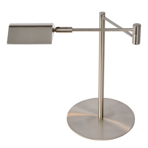 LUCIDE NUVOLA Desk lamp Led 9W Satin Chrome stolní lampa - obrázek