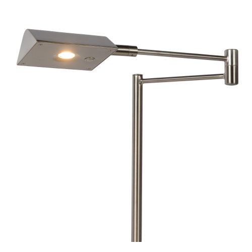 LUCIDE NUVOLA Desk lamp Led 9W Satin Chrome stolní lampa - obrázek