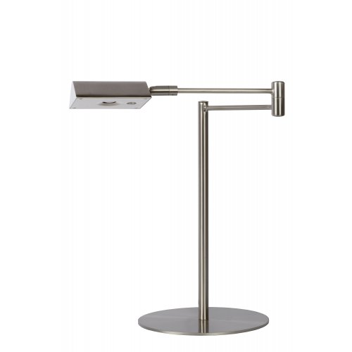 LUCIDE NUVOLA Desk lamp Led 9W Satin Chrome stolní lampa - obrázek