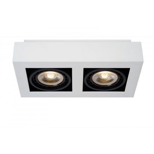 LUCIDE ZEFIX Ceiling Spotlight 2x Gu10/12W DTW White - obrázek