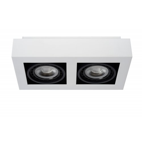LUCIDE ZEFIX Ceiling Spotlight 2x Gu10/12W DTW White - obrázek
