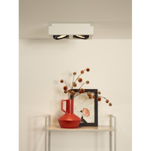 LUCIDE ZEFIX Ceiling Spotlight 2x Gu10/12W DTW White - obrázek
