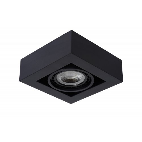 LUCIDE ZEFIX Ceiling Spotlight 1x Gu10/12W DTW Black - obrázek
