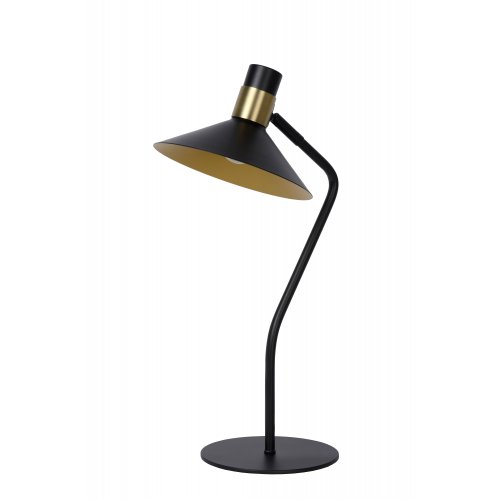 LUCIDE PEPIJN Table lamp 1xE14 Black/Gold stolní lampa - obrázek