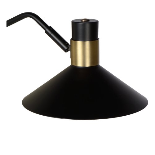 LUCIDE PEPIJN Wall Light 1xE14 Black/Gold nástěnné svítidlo - obrázek