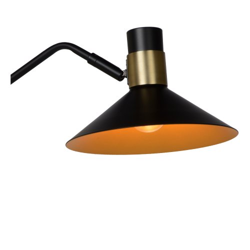 LUCIDE PEPIJN Ceiling Light 3xE14 Black/Gold - obrázek