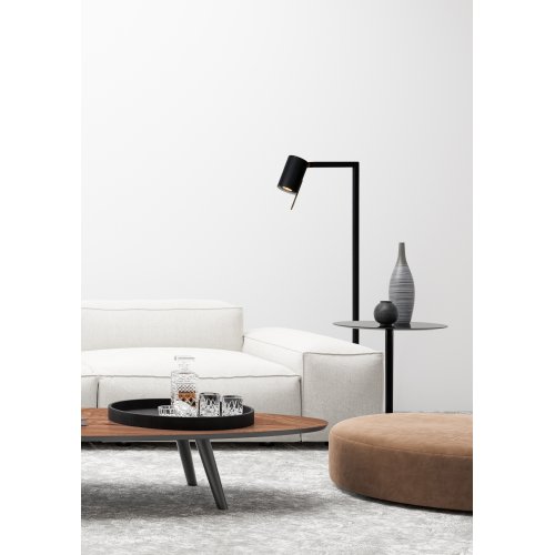 LUCIDE LESLEY Floor lamp GU10/35W Black stojací lampa - obrázek