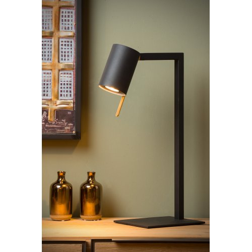 LUCIDE LESLEY Table lamp GU10/35W Black stolní lampa - obrázek