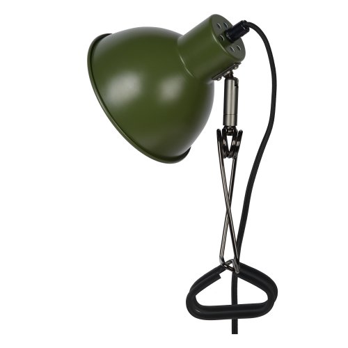 LUCIDE MIES Clamp Lamp E27/40W Green stolní lampa - obrázek