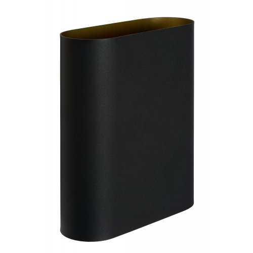 LUCIDE OVALIS Wall Light 2xE14/9W Black/Gold nástěnné svítidlo - obrázek