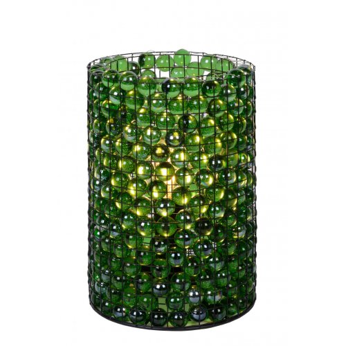 LUCIDE MARBELOUS Table lamp E14/40W Green stolní lampa - obrázek