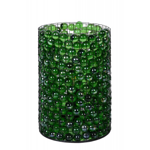 LUCIDE MARBELOUS Table lamp E14/40W Green stolní lampa