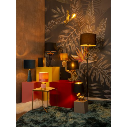 LUCIDE LIVRET Table lamp E14/40W Black/Gold stolní lampa - obrázek