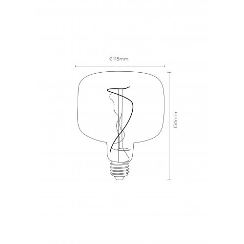 LUCIDE LAMP LED E27/4W 310LM Dimable Mat Opal žárovka, zářivka - obrázek