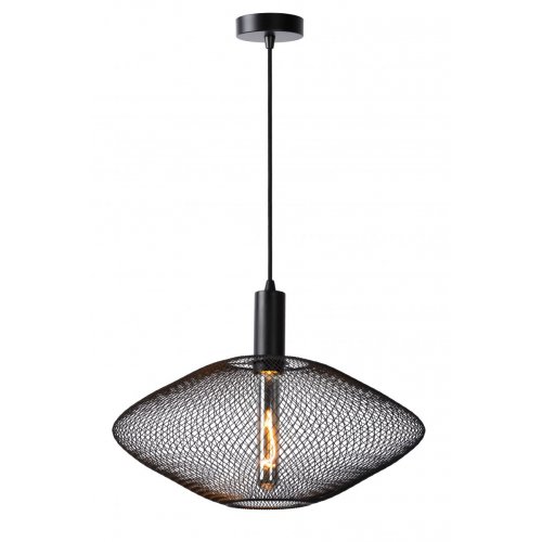 LUCIDE MESH Pendant E27/40W Black závěsné svítidlo, lustr - obrázek