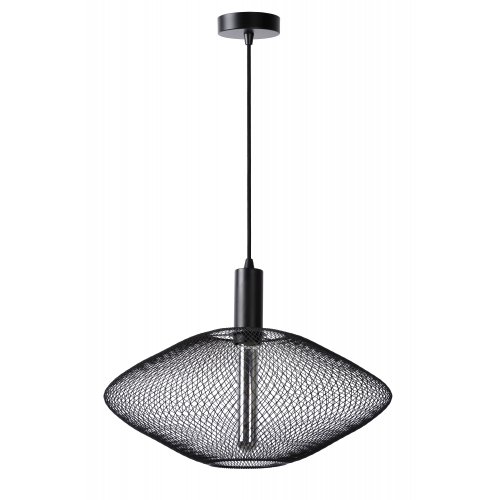 LUCIDE MESH Pendant E27/40W Black závěsné svítidlo, lustr - obrázek