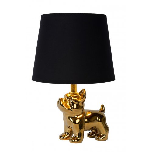 LUCIDE SIR WINSTON Table Lamp E14/40W 31.5H Gold /Black stolní lampa - obrázek