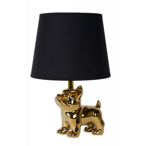 LUCIDE SIR WINSTON Table Lamp E14/40W 31.5H Gold /Black stolní lampa - obrázek