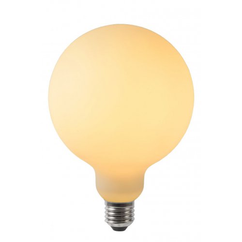 LUCIDE BULB  LED E27/5W G125 450LM Dimable  Matt Opal žárovka, zářivka