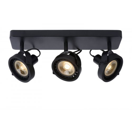 LUCIDE TALA LED Spot 3x GU10/12W DTW Black bodové svítidlo, bodovka - obrázek