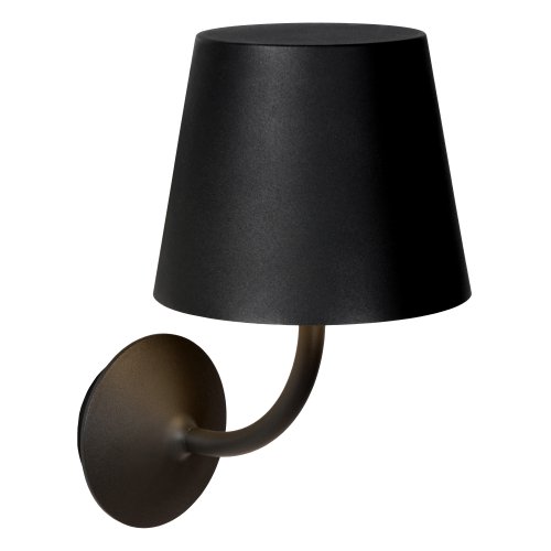 LUCIDE JUSTIN Wall light   IP65 LED 7W  Black venkovní svítidlo - obrázek